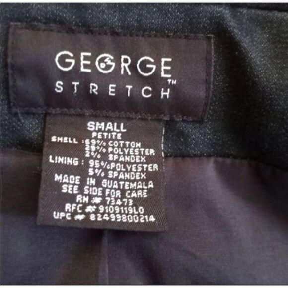 GEORGE DK BLUE BLAZER SZ.SP EUC. - Picture 3 of 3